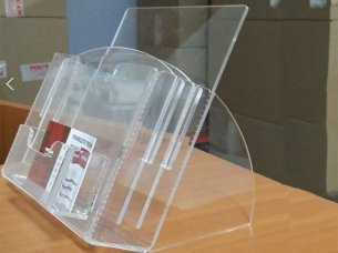 Laser Cut Acrylic Brochure or Literature Holder Template