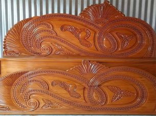 Laser Cut Bed Head Design Wooden Headboard Ideas
