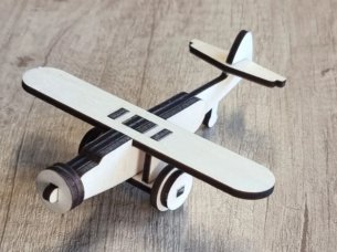 Laser Cut Aeroplane Toy Model Kit