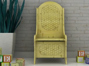 Laser Cut Miniature Dollhouse Chair Furniture Design