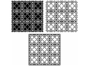 Laser Cut Geometric Knit Pattern Jali Design