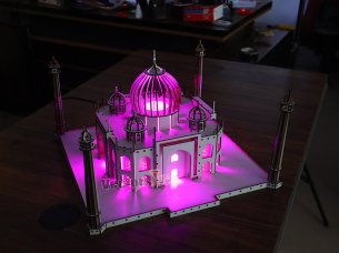Laser Cut Taj Mahal 3D Wooden Puzzle Model Kit
