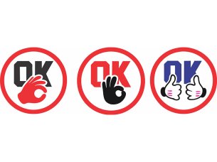 OK Sign Icon for Laser Cut