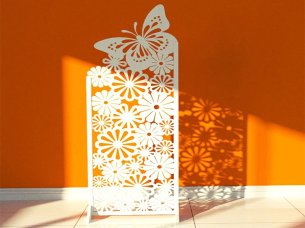 Laser Cut Butterfly Room Divider Screen Panel Design