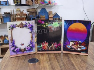 Laser Cut Wooden Simple Display Stand Design