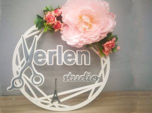 Laser Cut Custom DIY Monogram Board Design