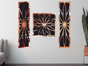 Laser Cut Flock of Butterflies Wall Clock Design