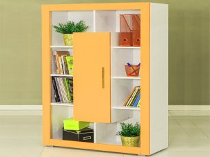Laser Cut Wooden Cabinet with Storage Display Shelf 16mm Design