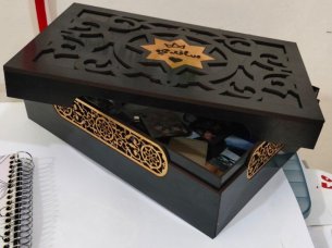 Laser Cut Wooden Storage Gift Box Design