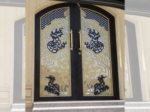 Laser Cut Main Door Jali Pattern Design