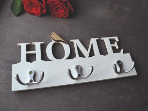 Laser Cut Home Wall Mounted Key Holder Template