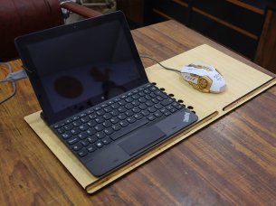 Laser Cut Wooden Laptop Stand and Study Board Plywood 6mm