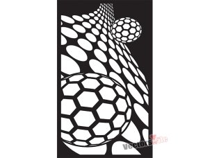 Laser Cut Ball Shape 3D Illusion Grill Design