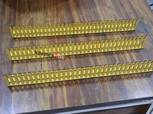 Laser Cut Miniature Wooden Decorative Border Fence Design