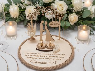 Laser Cut Wooden Engagement Ring Tray Design