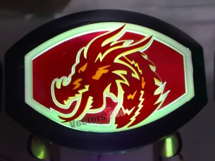 Laser Cut Dragon Face Cutouts Template