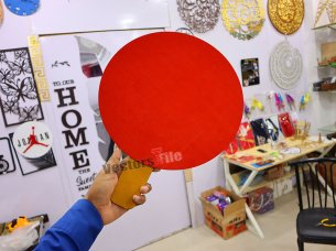 Laser Cut Personalized Hand Mirror for Bride Wedding Decor Idea