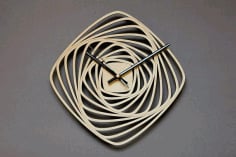 Abstract Cut Wall Clock CDR File