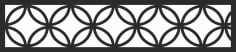 Abstract Decorative Horizontal Panel Laser Cut CDR File