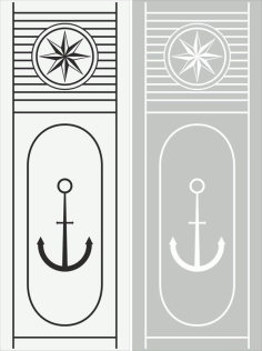 Anchor Style Sandblast Panel CDR File