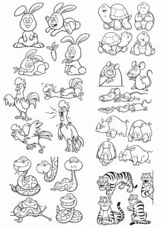 Animals Vector Clip Art Free CDR File