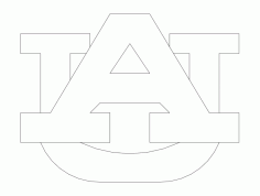 Auburn Logo DXF File