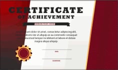 Beautiful Certificate Template Neww Vector File