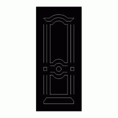 Beautiful Door Panel Design DXF File