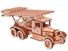 BM 13 Katyusha Multiple Rocket Launcher on ZiS 6 Truck 3D Puzzle Laser Cut File