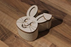 Box Rabbit Laser Cut 3D Puzzle DXF File