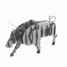 Bull BBQ Grill Plasma Cut free CDR Vectors File