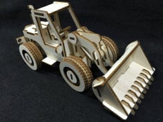 Bulldozer Laser Cut Plan CDR File