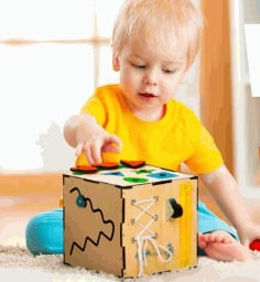 Busy Cube Wood Toys Travel Gift CDR File