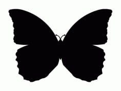 Butterfly Kelebek Free DXF Vectors File