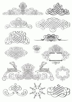 Caligraf Decor Free CDR Vectors File