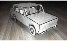 Car Vaz 2101 Free CDR Vectors File