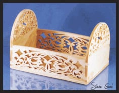 Carved Box Laser Cut CDR File