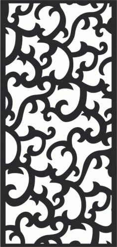 Ceramic Fancy Plasma Cutting Jali Pattern CDR File