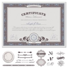 Certificate Design Templates Free Vector