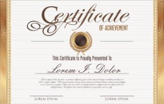 Certificates Template Design Graphics Free Vector