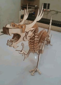 Chinese Dragon Laser Cut CDR File