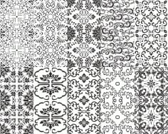 Chinese Pattern Set Free CDR Vectors File