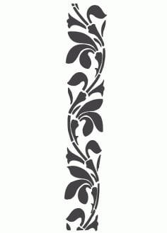 Classic Floral Plasma DXF File