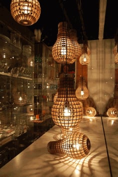 CNC Laser Cut Lampochka Wooden Lamp, Chandelier Lamp DXF File