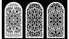 Cool Decorative Screens Panels Laser Cut Free DXF Vectors File