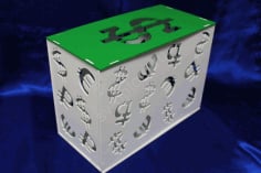 Cute Piggy Bank Laser Cut Engraving Design CDR File