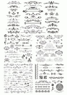 Decor Elements Free CDR Vectors File