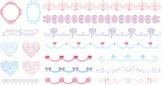 Decoration Set Free CDR Vectors File