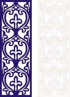 Decorative Doodle Design Laser Cut CDR File