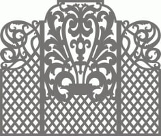 Decorative Fancy Wedding Screen Background CDR File